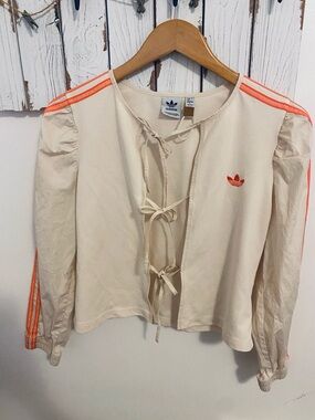 Adidas original summer glow blouse women’s casual lifestyle top Asia fit large